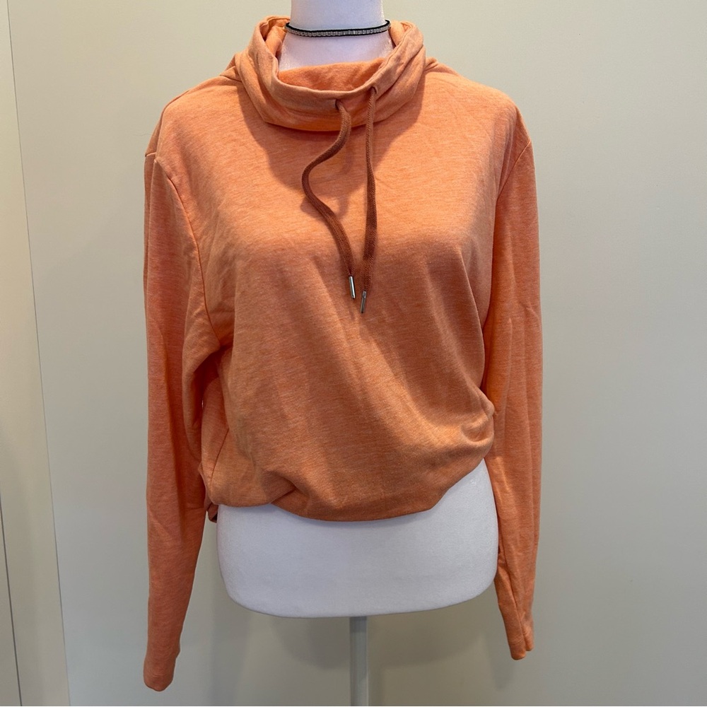 Joe Fresh Cowl Neck Sweater Tangerine Women's Large